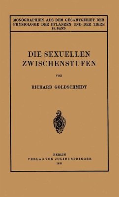 Die Sexuellen Zwischenstufen - Goldschmidt, Richard