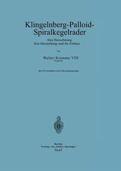 Klingelnberg-Palloid-Spiralkegelräder - Krumme, Walter