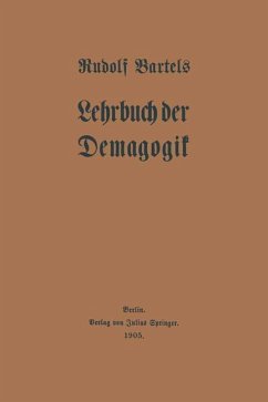 Lehrbuch der Demagogik - Bartels, Rudolf