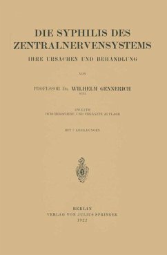 Die Syphilis des Zentralnervensystems - Gennerich, Wilhelm