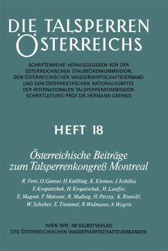 Österreichische Beiträge zum Talsperrenkongreß Montreal