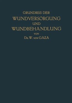 Grundriss der Wundversorgung und Wundbehandlung - Gaza, NA