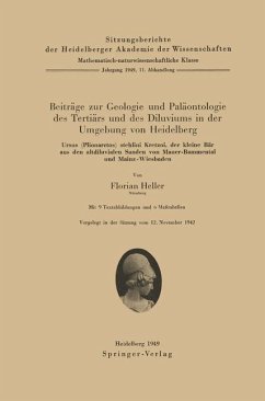 Beiträge zur Geologie und Paläontologie des Tertiärs und des Diluviums in der Umgebung von Heidelberg - Heller, F.
