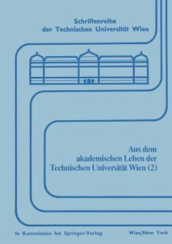 Aus dem akademischen Leben der Technischen Universität Wien (2)