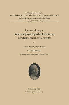 Untersuchungen über die physiologische Bedeutung der chymochromen Farbstoffe - Reznik, H.