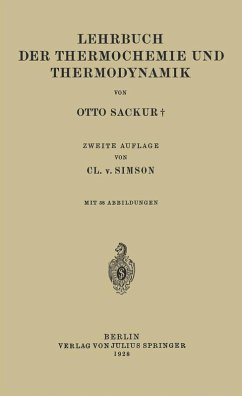 Cover Lehrbuch der Thermochemie und Thermodynamik