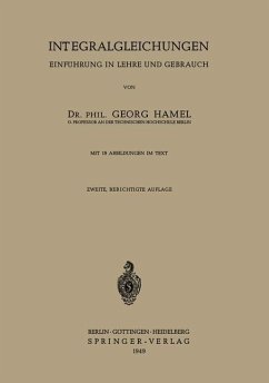Integralgleichungen - Hamel, Georg