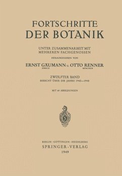 Fortschritte der Botanik - Renner, Otto; Gäumann, Ernst