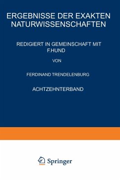 Ergebnisse der Exakten Naturwissenschaften - Hund, F.;Trendelenburg, Ferdinant