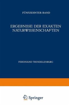 Ergebnisse der Exakten Naturwissenschaften - Hund, F.;Trendelenburg, Ferdinant
