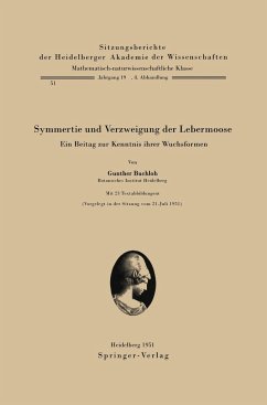 Symmetrie und Verzweigung der Lebermoose - Buchloh, G.