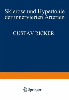 Sklerose und Hypertonie der Innervierten Arterien - Ricker, Gustav