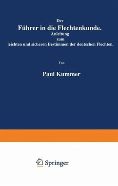 Der Führer in die Flechtenkunde - Kummer, Paul