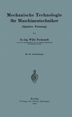 Mechanische Technologie für Maschinentechniker - Pockrandt, Willy