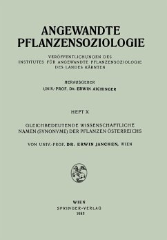 Gleichbedeutende Wissenschaftliche Namen (Synonyme) Der Pflanzen Österreichs