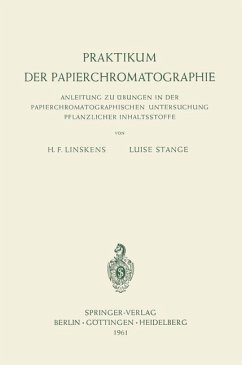 Praktikum der Papierchromatographie - Linskens, Hans F.;Stange, Luise