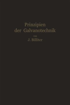 Prinzipien der Galvanotechnik
