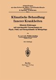 Klimatische Behandlung Innerer Krankheiten