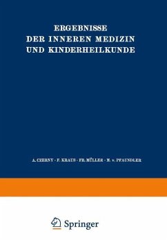 Ergebnisse der Inneren Medizin und Kinderheilkunde - Langstein, L.;Schittenhelm, A.