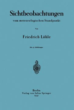 Cover Sichtbeobachtungen vom meterologischen Standpunkt