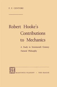 Cover Robert Hooke's Contributions to Mechanics