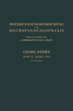 Hochspannungsforschung und Hochspannungspraxis - Biermanns, Josel;Mayr, Otto