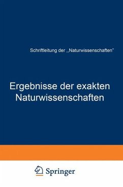 Ergebnisse der exakten Naturwissenschaften