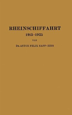 Rheinschiffahrt 1913¿1925 - Napp-Zinn, Anton Felix