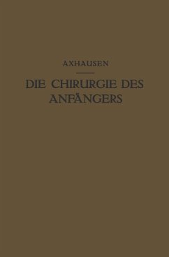 Cover Die Chirurgie des Anfängers