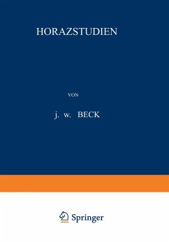 Horazstudien - Beck, J. W.