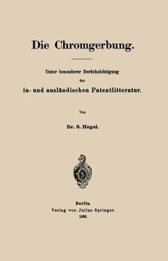 Die Chromgerbung - Hegel, S.