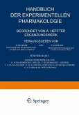 Handbuch der Experimentellen Pharmakologie ¿ Ergänzungswerk