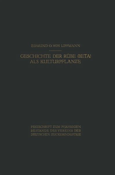 Geschichte der Rübe (Beta) als Kulturpflanze Geschichte der Rübe (Beta) als Kulturpflanze