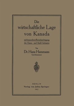 Die wirtschaftliche Lage von Kanada - Hammann, Hans