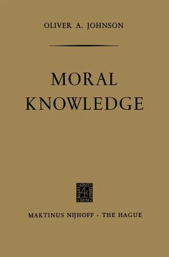 Moral Knowledge - Johnson, Oliver A.