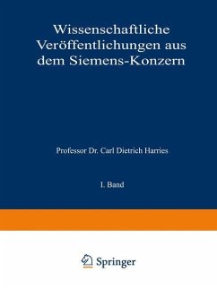 Wissenschaftliche Veröffentlichungen aus dem Siemens-Konzern - Clausing, Arthur;Fellinger, Robert;Felgenheuer, Bruno