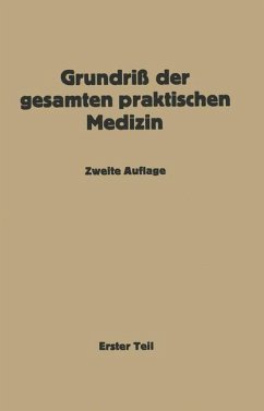 Grundriß der gesamten praktischen Medizin - Müller, NA;Bittorf, NA;Bergmann, NA
