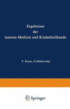 Ergebnisse der Inneren Medizin und Kinderheilkunde - Langstein, L.;Meyer, Erich;Schittenhelm, A.