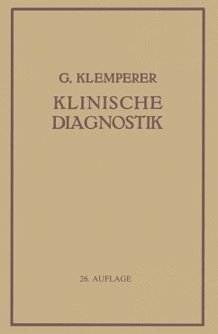 Grundriss Der Klinischen Diagnostik - Klemperer, Georg