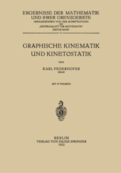 Graphische Kinematik und Kinetostatik - Federhofer, Karl