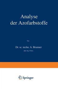 Analyse der Azofarbstoffe - Brunner, Albert