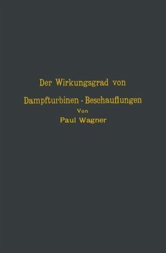 Der Wirkungsgrad von Dampfturbinen ¿ Beschauflungen - Wagner, NA