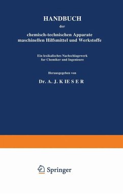 Cover HANDBUCH der chemisch-technischen Apparate maschinellen Hilfsmittel und Werkstoffe