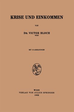 Krise und Einkommen - Bloch, Victor