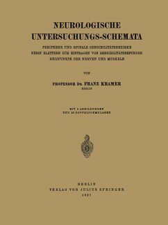 Neurologische Untersuchungs-Schemata - Kramer, Franz
