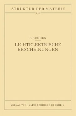 Lichtelektrische Erscheinungen - Gudden, Berhard