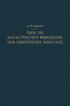 Über die Katalytischen Wirkungen der Lebendigen Substanz - Warburg, Otto