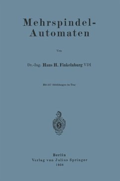 Mehrspindel-Automaten - Finkelnburg, Hans H.