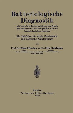 Bakteriologische Diagnostik - Böcker, NA;Kauffmann, NA