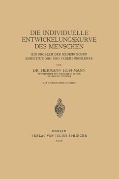 Die individuelle Entwickelungskurve des Menschen - Hoffmann, Hermann